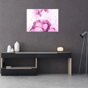 Obraz na szkle - Różowy wystrój (70x50 cm)