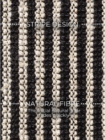 Czarny dywan z juty tkany ręcznie 160x230 cm Harvest Ebony – Elle Decoration