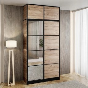 Garderoba z nadstawką EDEN 2D Dąb Craft Złoty Wzór 2