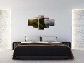 Obraz kobiet na klifie (125x70 cm)