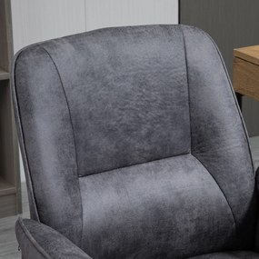 Vinsetto Krzesło Biurowe Ergonomiczne Czarne 48,5x54,5x81-87cm | Aosom PL