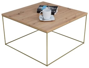 Stolik kawowy w stylu glamour dąb artisan - Otax 3X