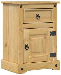 Skandynawska szafka nocna z drzwiczkami i szufladą Z2-Z57