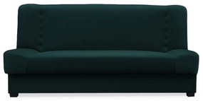 Sofa z Funkcją Spania PIANO Rozkładana Wersalka Dwuosobowa Zielona Nowoczesna do Salonu