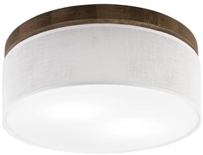 Brilagi - LED sufitowe BELLADONNA 2xE27/15W/230V pr. 40 cm białe/dąb orzech