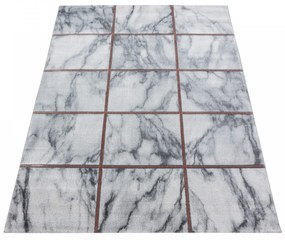 Dywan ekskluzywny Naxos marmur szaro-brązowy 80 cm x  150 cm
