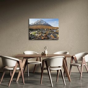 Obraz - Góra z rzeką (70x50 cm)