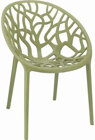 Ażurowe Nowoczesne Krzesło Na Balkon Szałwia T5-P18