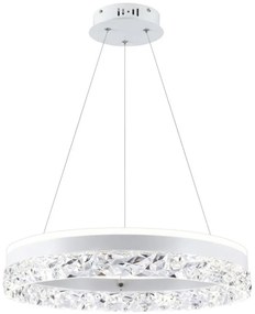 Żyrandol LED na lince FROZI LED/32W/230V Ø 50 cm biały