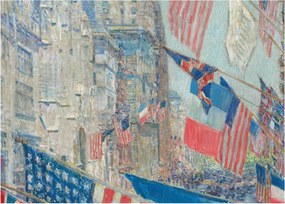 Obraz - Childe Hassam, Allies day, reprodukcje (70x50 cm)