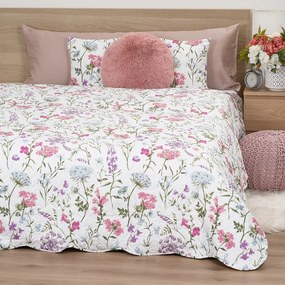 4Home Narzuta na łóżko Spring meadow, 220 x 240 cm + 2x 40 x 40 cm