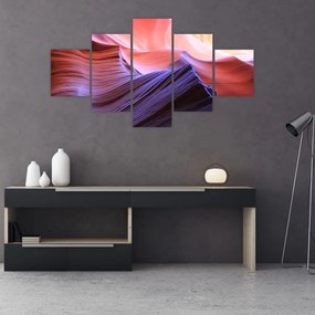 Obraz - kolorowy piasek (125x70 cm)