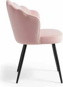 Krzeso Blume Aksamitne Czarne Nogi