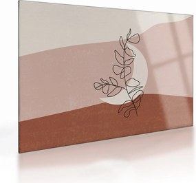 Obraz na szkle - Boho leaves N⁰2 (70x50 cm)