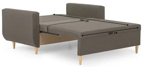 Sofa kanapa 2 os z funkcją spania DORO Granatowy