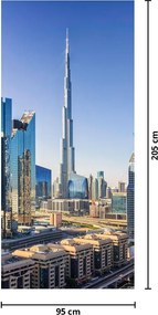 Fototapeta na drzwi - Dubaj rano (95x205cm)