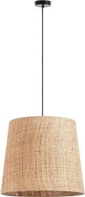 Lampa sufitowa THAIS w stylu nowoczesnym i skandynawskim - wys. 130 cm x g?. 50 cm - E27 15W - IP20 - stal i rafia balijska