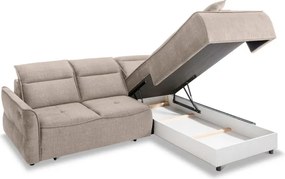 Narożnik MURILLO L z elektryczną regulacją siedziska Prawostronny w tkaninie VOGUE 01 WERSAL