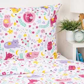 4Home Dziecięca pościel bawełniana Playful Paws, 140 x 200 cm, 70 x 90 cm, 140 x 200 cm, 70 x 90 cm