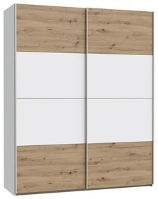 Szafa KARO 170x210 cm biała/dąb artisan