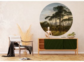 Okrągła fototapeta Stare drzewa 125 x 125 cm, 2części