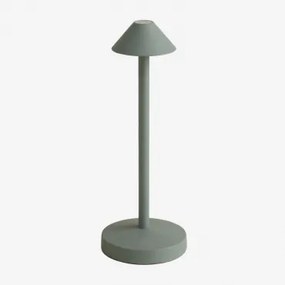 Bezprzewodowa Lampa Stołowa Led Do Użytku Zewnętrznego Z Żelaza Emilija Celadón - Sklum
