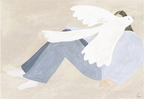 Plakat 70x50 cm Bright Bird – Clara Schicketanz – The Poster Club