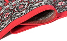 Czerwony dywan vintage R3-N06