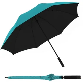Knirps U.900 XXL TURQUOISE WITH BLACK - ultralekki parasol