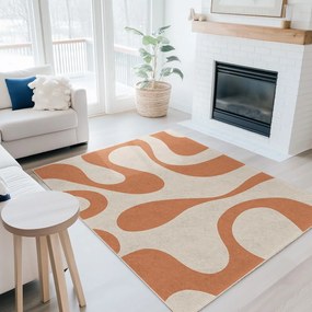 Pomarańczowy dywan odpowiedni do prania 160x230 cm Caramel Latte – Mila Home