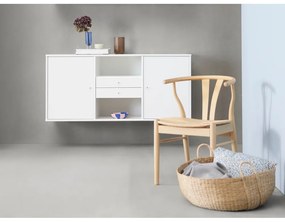 Biała niska komoda 133x61 cm Mistral – Hammel Furniture