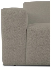Jasnobrązowy narożnik z materiału bouclé (w kształcie litery U) Roxy – Scandic