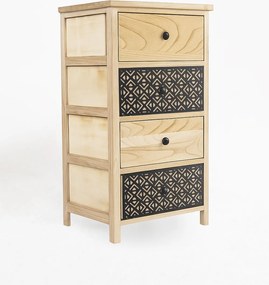 Szeroka komoda Tiladon z 4 szufladami