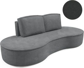 Sofa MOLLY z funkcja spania i pojemnikiem SZARY CURIO 97