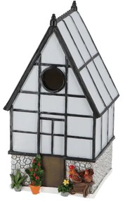 Biała budka dla ptaków Esschert Design Green House