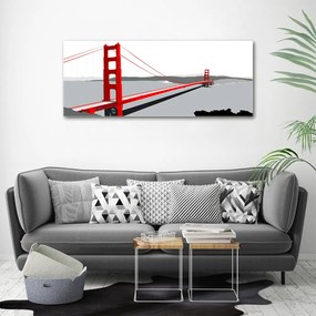 Foto obraz szklany Most San Francisco