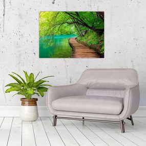 Obraz - Jeziora Plitwickie (70x50 cm)