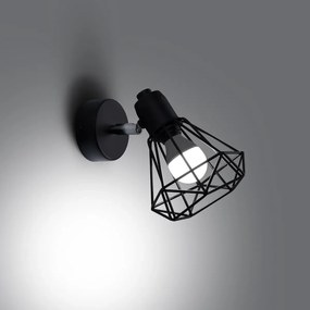 Kinkiet ARTEMIS 1 czarny SOLLUX  LIGHTING