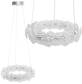 LAMPA WISZĄCA LED MS016-CP Chrom 47cm