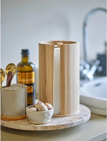 Drewniany stojak na ręczniki papierowe w naturalnym kolorze ø 14,5 cm Celian – Bloomingville