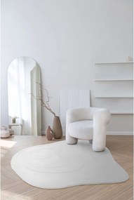 Biały dywan wełniany 150x150 cm Olsen – Asiatic Carpets