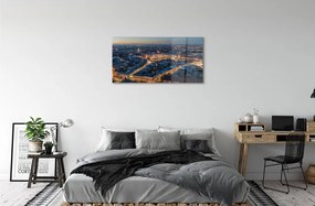 Obraz akrylowy Kraków Panorama noc