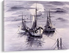 Obraz - Port, obraz olejny (70x50 cm)