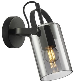 ITALUX WL-32453-1 BK+SG - Kinkiet NANESMA 1xE27/40W/230V czarny