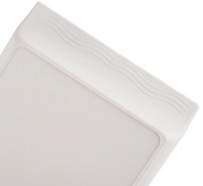 Orion Taca do serwowania Retro czarno-biała, 29,5x 13 cm