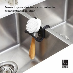 Wiszący plastikowy uchwyt na gąbkę Sling – Umbra