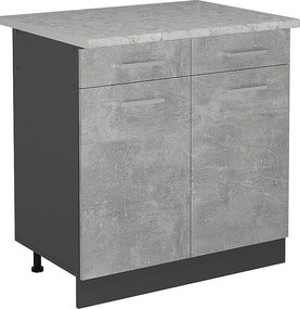 Szafka dolna do kuchni beton 80x60x81.6 r-line