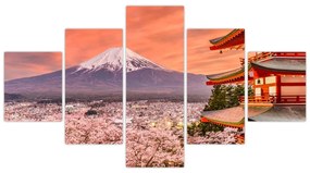 Obraz - Fujiyoshida, Japonia (125x70 cm)