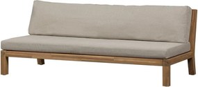 Szarobeżowa tapicerowana sofa ogrodowa Relax – vtwonen