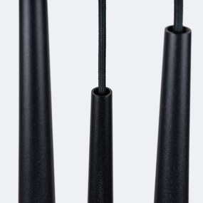 Lampa wisząca BLISS 3P czarna SOLLUX  LIGHTING